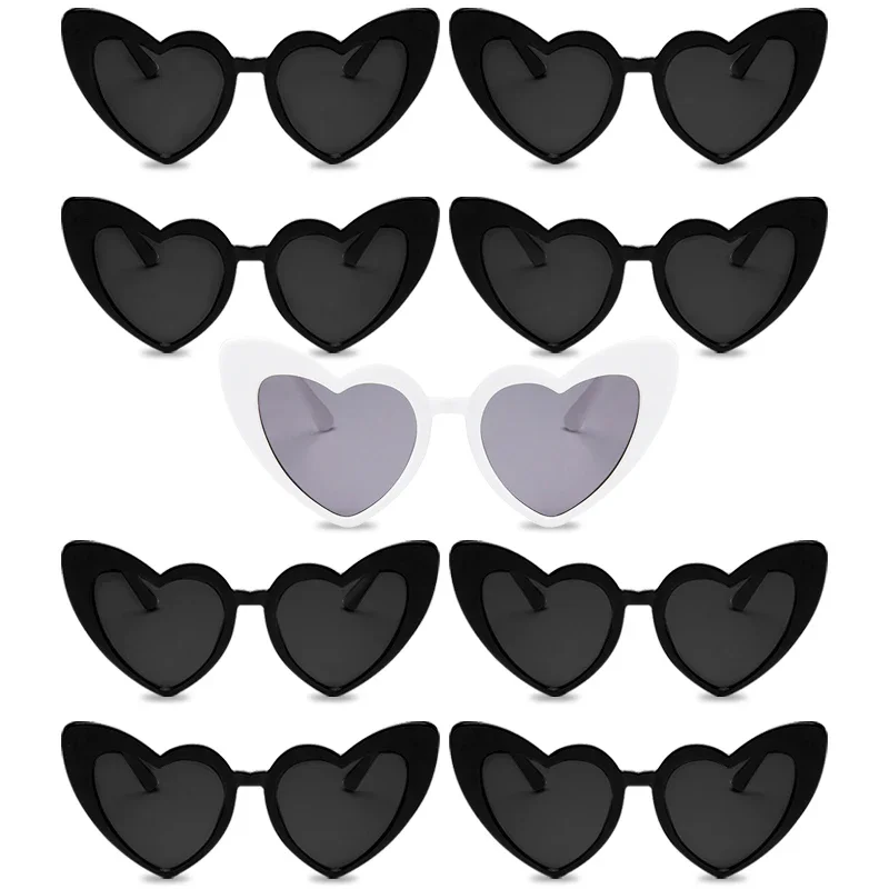 Event Suppliers - Herzförmige Sonnenbrille für Junggesellenabschiede, Hochzeit, Brautparty,